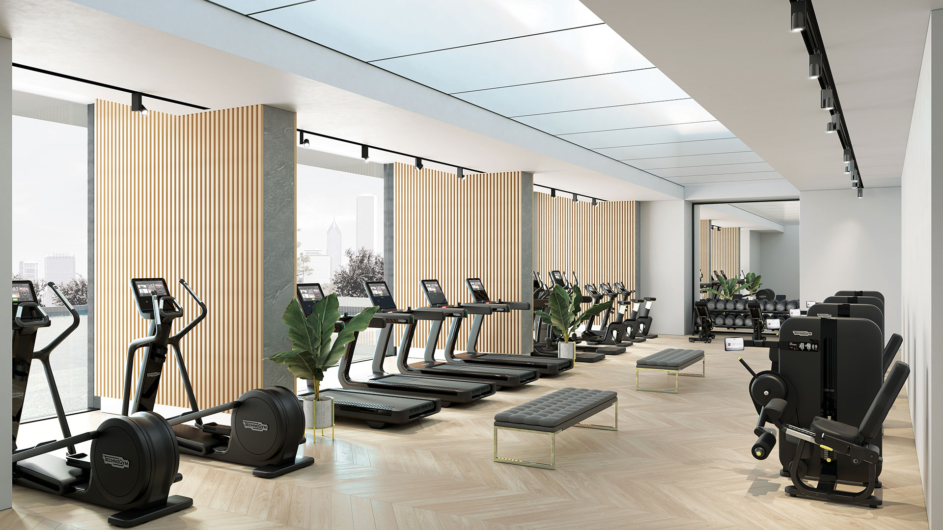 Fitness training equipment for accessible full-body workouts